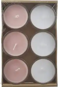 RUBIN LICHT RubinL 6er Set Glasteelichthalter mit Wa