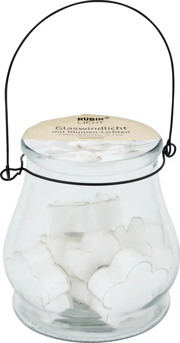 Bild 1 von RUBIN LICHT RubinL Glaswindlicht mit 7x Blumenlichte
