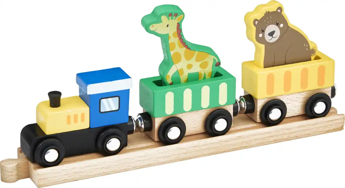 Bild 2 von Miniju Holz Fahrzeuge auf Schiene