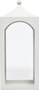 IDEENWELT RubinL Windlicht beige groß