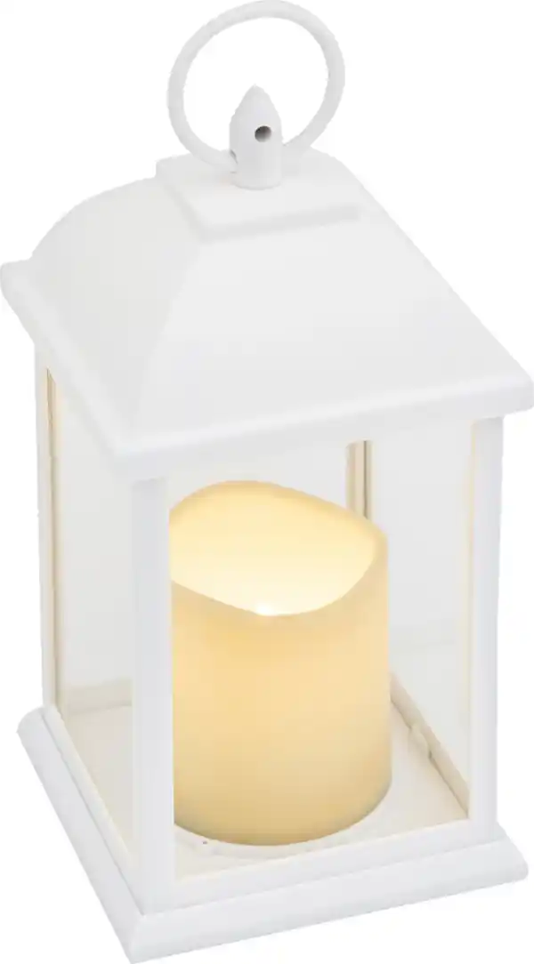 Bild 2 von IDEENWELT RubinL LED Laterne weiss