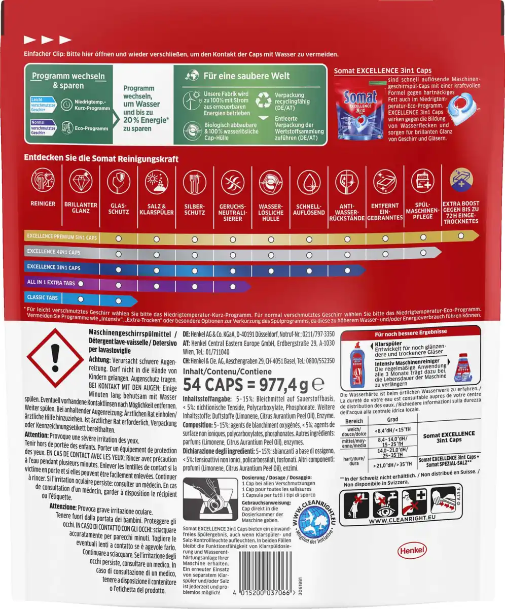 Bild 2 von Somat Excellence 3in1 Caps XXL