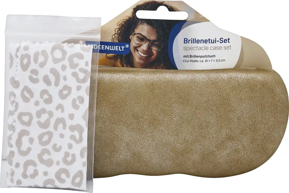Bild 1 von IDEENWELT Brillenetui-Set metallic