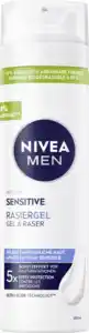 NIVEA MEN NIVEA MEN Sensitive Rasiergel 200ml, 200 ml