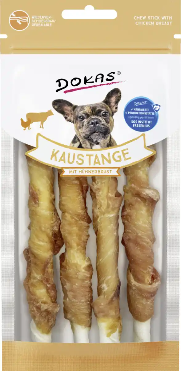Bild 1 von DOKAS Kaustange mit Hühnerbrust, 50 g