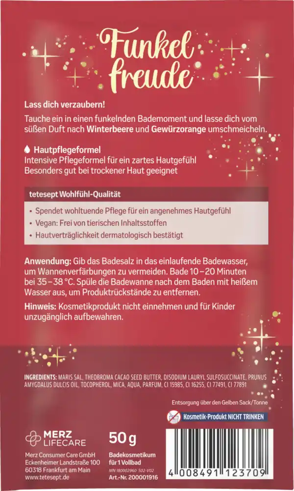 Bild 2 von tetesept Badesalz Funkelfreude, 50 g