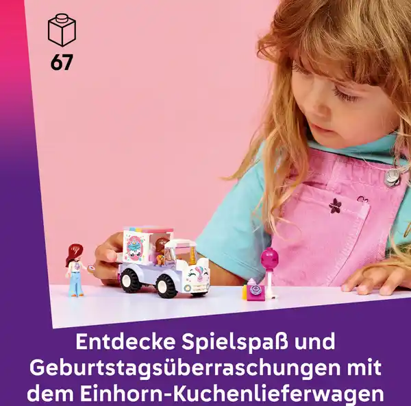 Bild 4 von LEGO Friends 42675 Einhorn-Kuchenlieferwagen