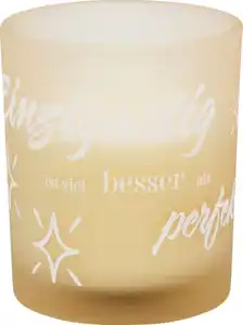 RUBIN LICHT RubinL Gefülltes Glas Spruch Einzigartig