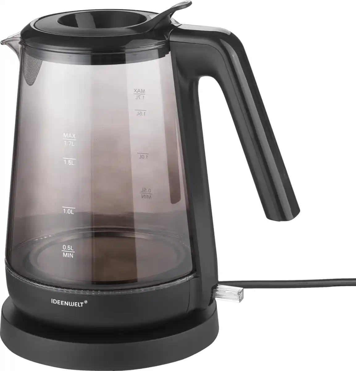 Bild 2 von IDEENWELT Wasserkocher Colorglas