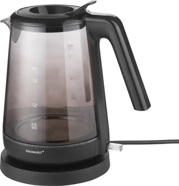 Bild 2 von IDEENWELT Wasserkocher Colorglas