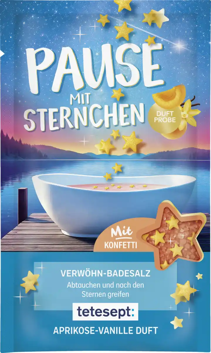 Bild 1 von tetesept Verwöhn-Badesalz Pause mit Sternchen, 50 g
