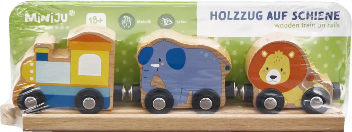 Bild 3 von Miniju Holz Fahrzeuge auf Schiene