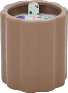 RUBIN LICHT RubinL Keramikduftkerze Blume und farbig