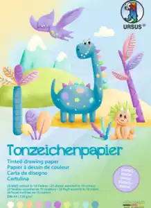 IDEENWELT Tonzeichenpapierblock Pastell