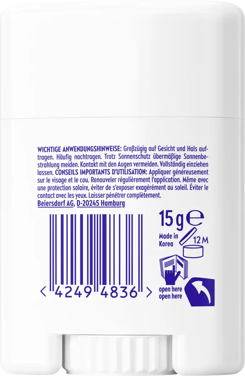 Bild 2 von NIVEA SUN UV Specialist Silky UV Stick LSF50+, 15 g