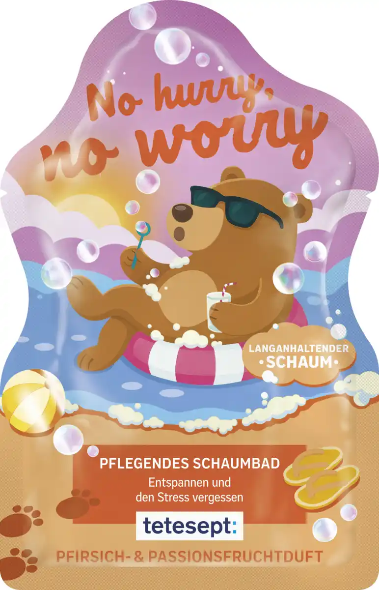 Bild 1 von tetesept Pflegendes Schaumbad No hurry, no worry, 40 ml