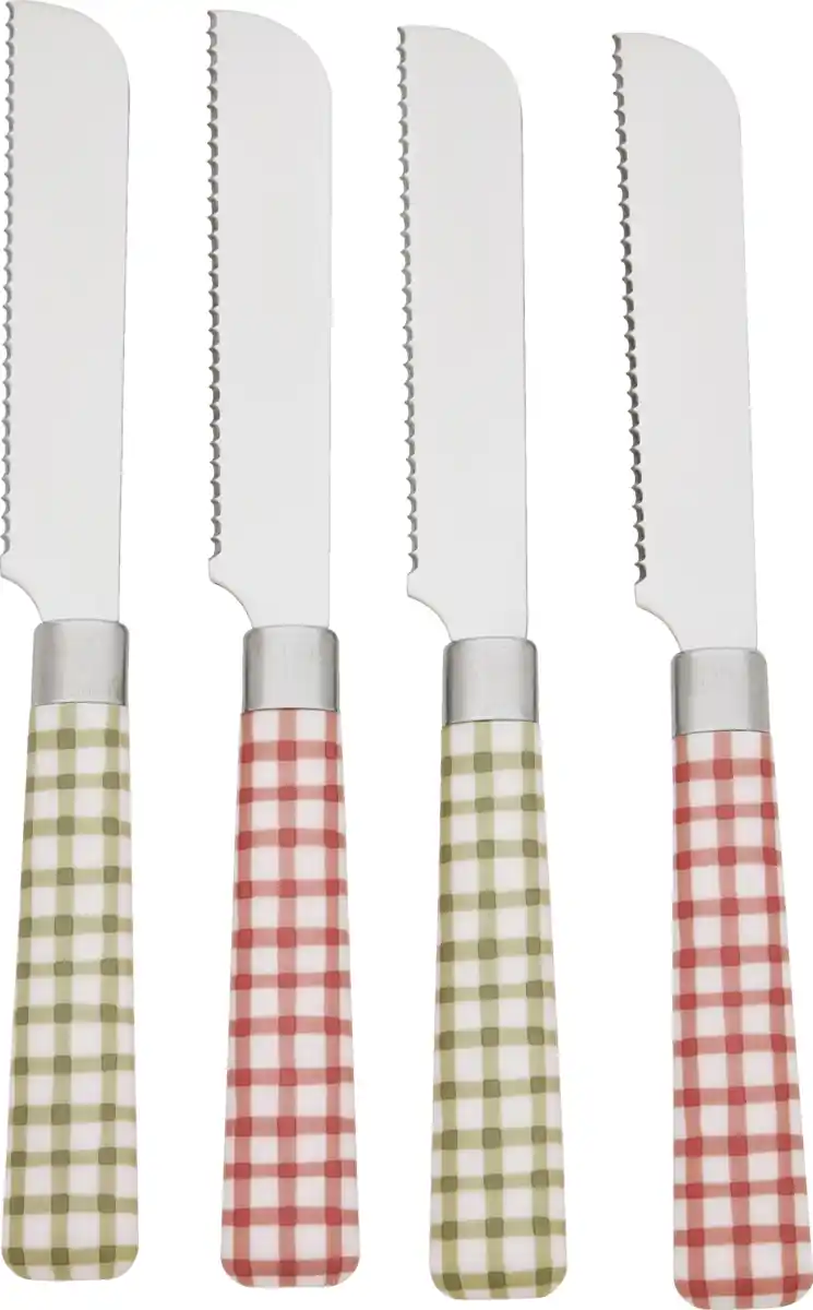 Bild 2 von IDEENWELT Frühstücksmesser 4er-Set Karo