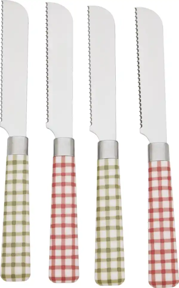 Bild 2 von IDEENWELT Frühstücksmesser 4er-Set Karo