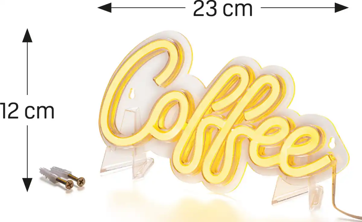 Bild 2 von IDEENWELT LED-Neon-Leuchte Coffee