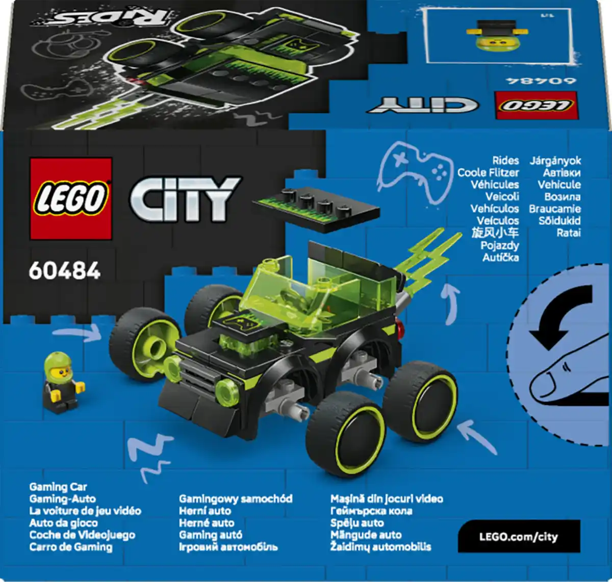 Bild 2 von LEGO CITY 60484 Coole Flitzer Gaming Rennauto