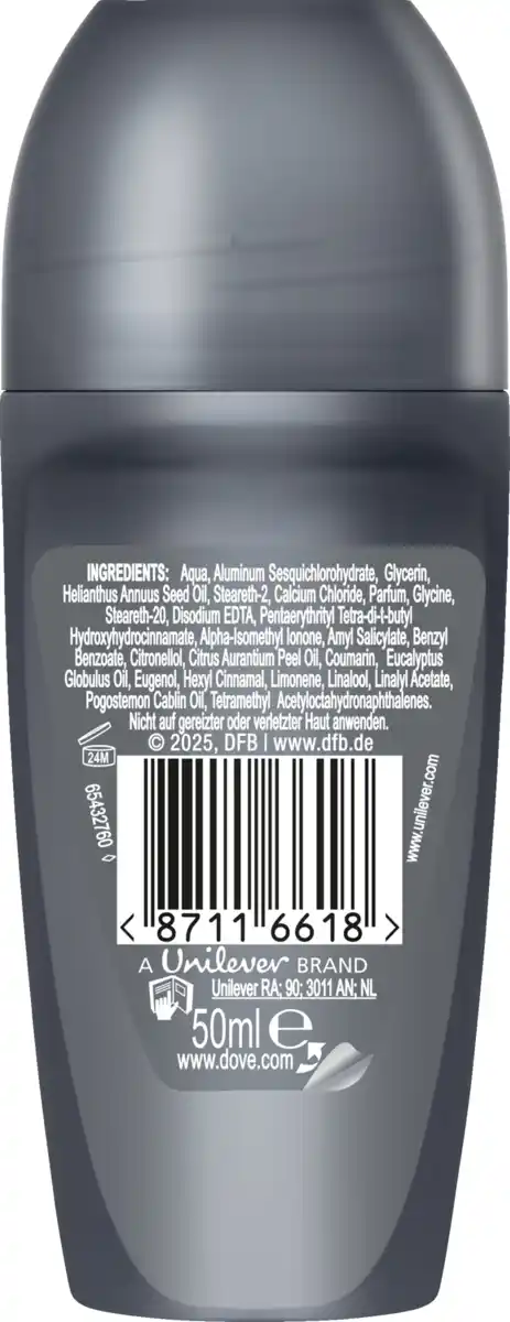 Bild 2 von Dove Men+Care Deo Roll-on Antitranspirant Clean Comfort, 50 ml