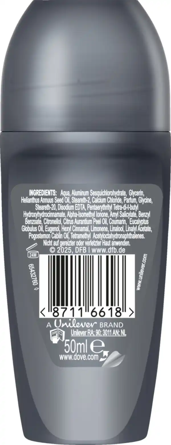 Bild 2 von Dove Men+Care Deo Roll-on Antitranspirant Clean Comfort, 50 ml
