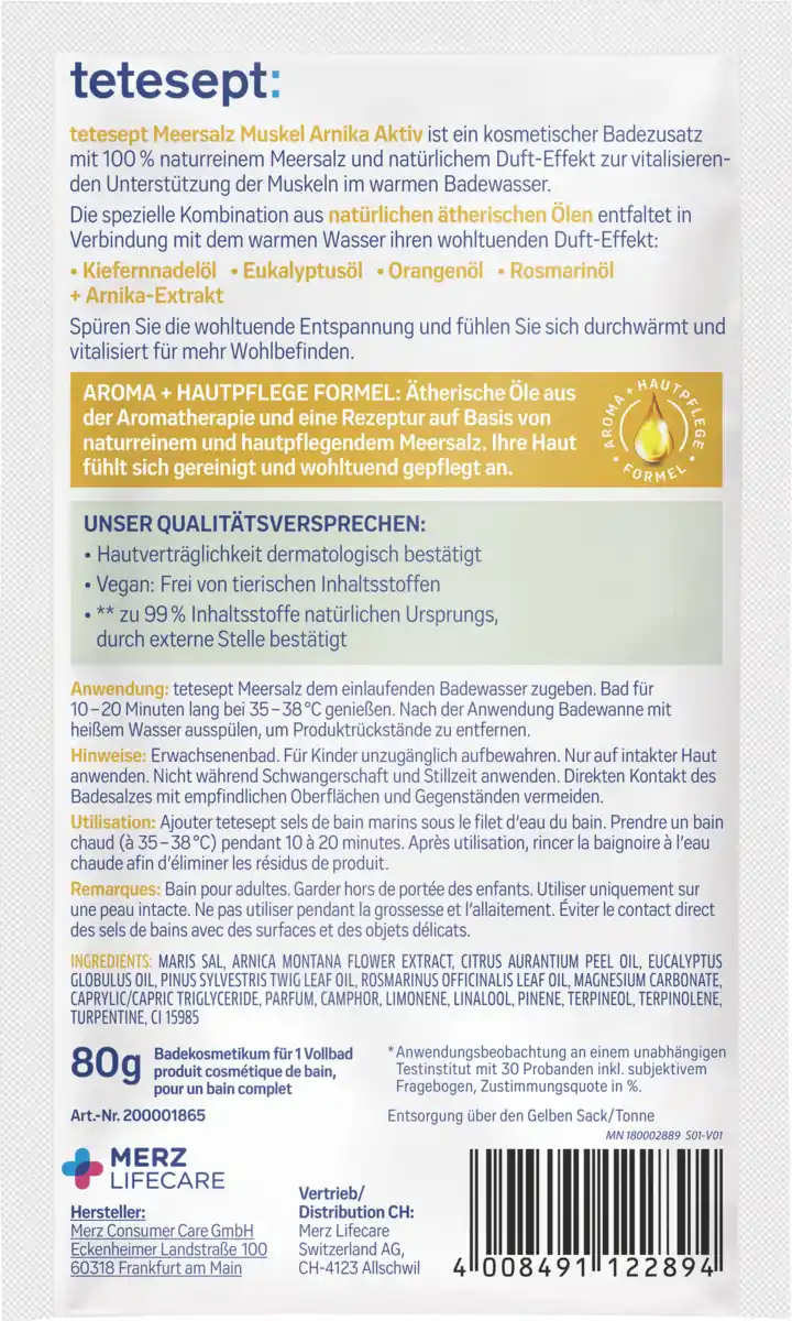 Bild 2 von tetesept Muskel Arnika Aktiv, 80 g