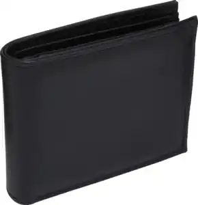 IDEENWELT Geldbörse mit Lederoptik schwarz