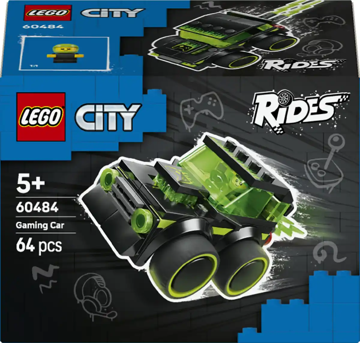 Bild 1 von LEGO CITY 60484 Coole Flitzer Gaming Rennauto