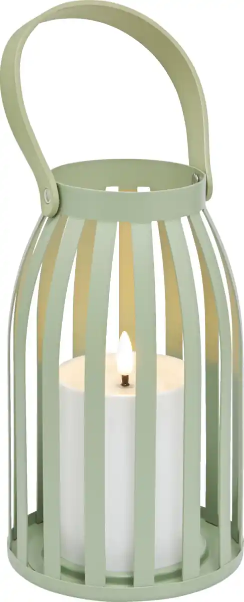 Bild 2 von IDEENWELT RubinL LED Laterne salbei