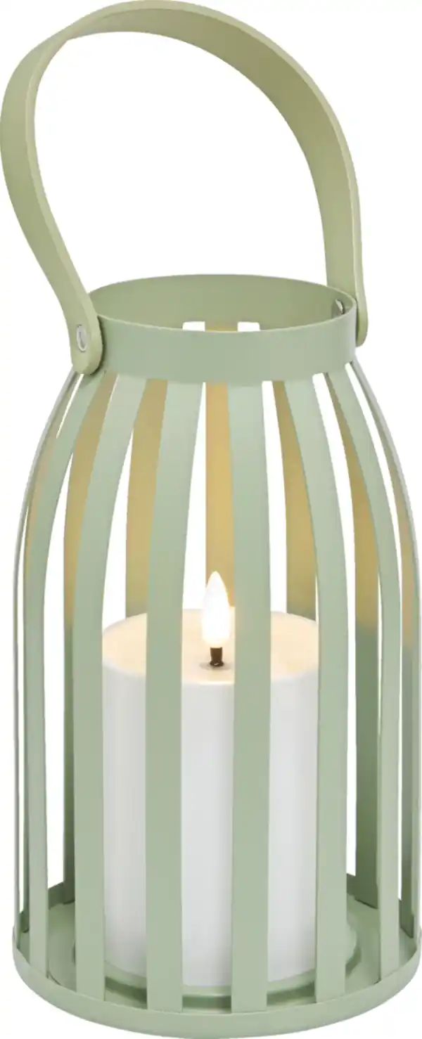 Bild 2 von IDEENWELT RubinL LED Laterne salbei