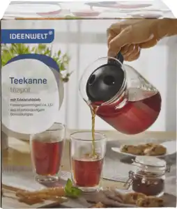 IDEENWELT GLASTEEKANNE 1,5 L