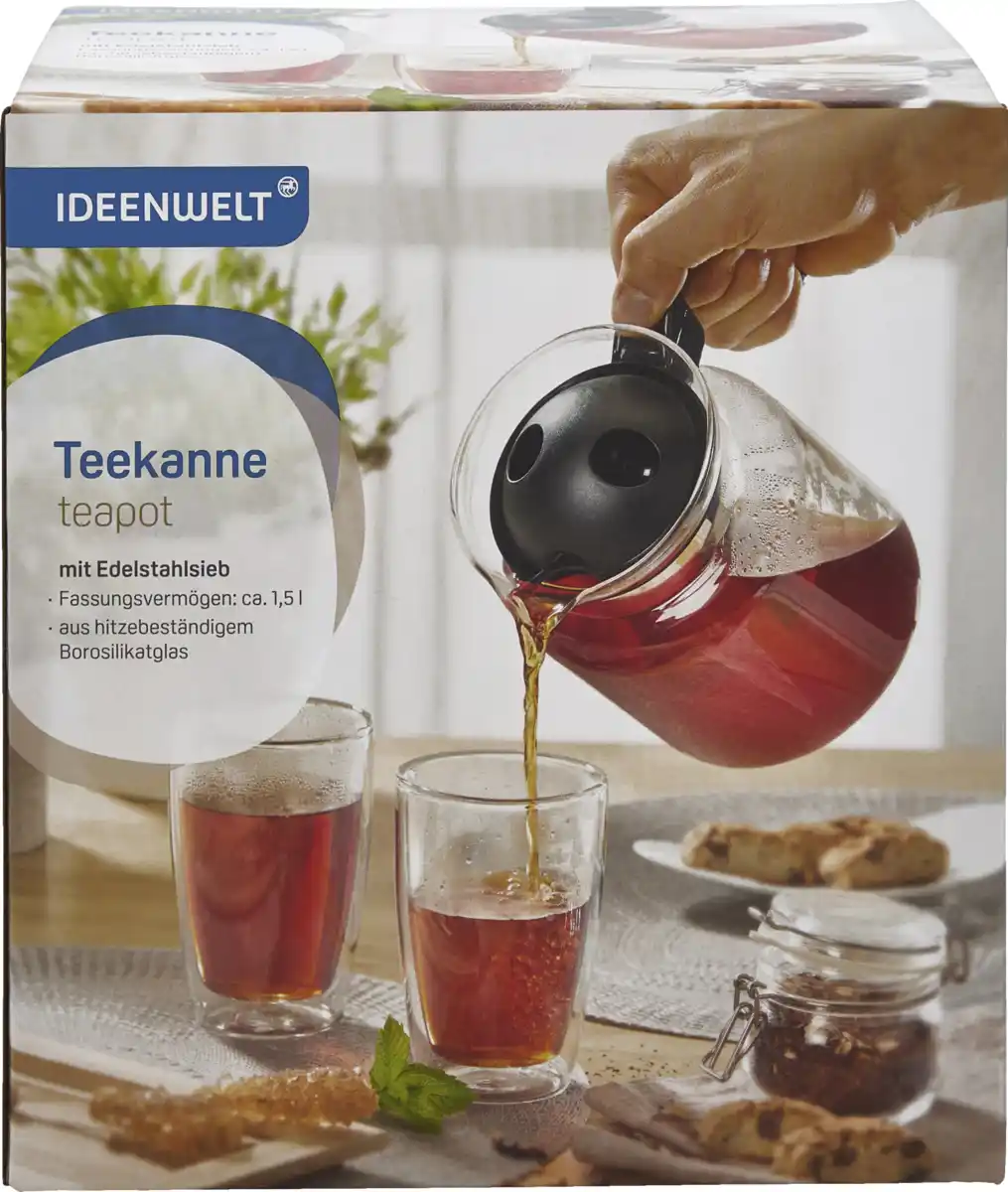 Bild 1 von IDEENWELT GLASTEEKANNE 1,5 L
