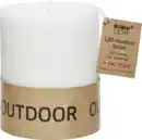 Bild 1 von IDEENWELT RubinL LED Outdoor Kerze Echtwachs weiss