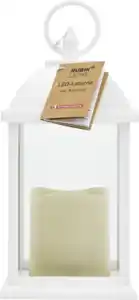 IDEENWELT RubinL LED Laterne weiss