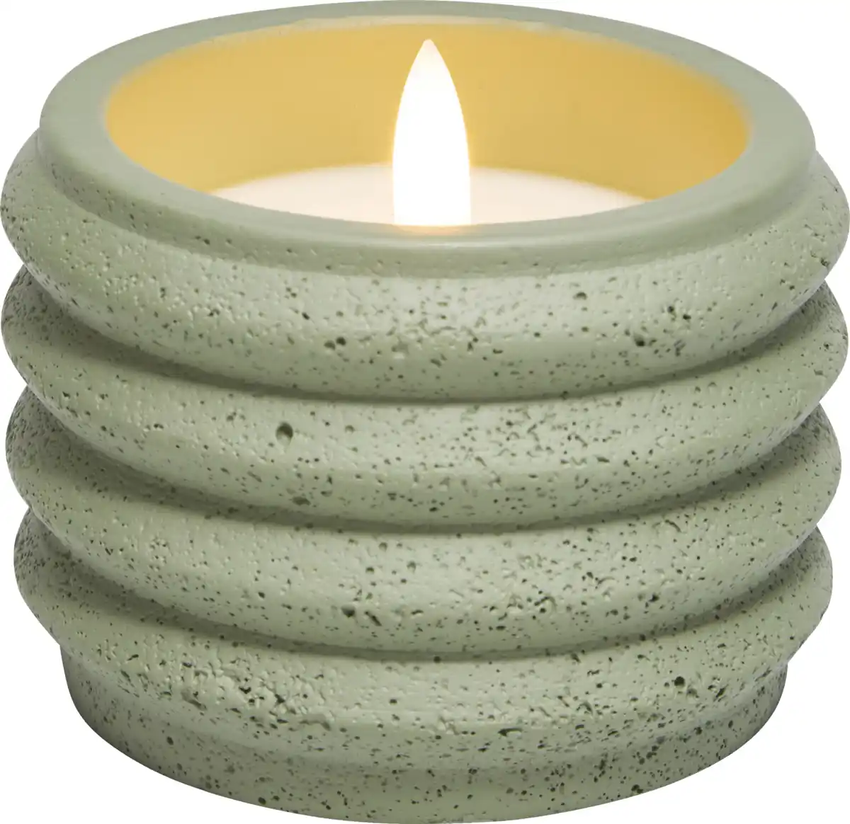 Bild 2 von IDEENWELT RubinL LED Zement Gefäß mintgrün