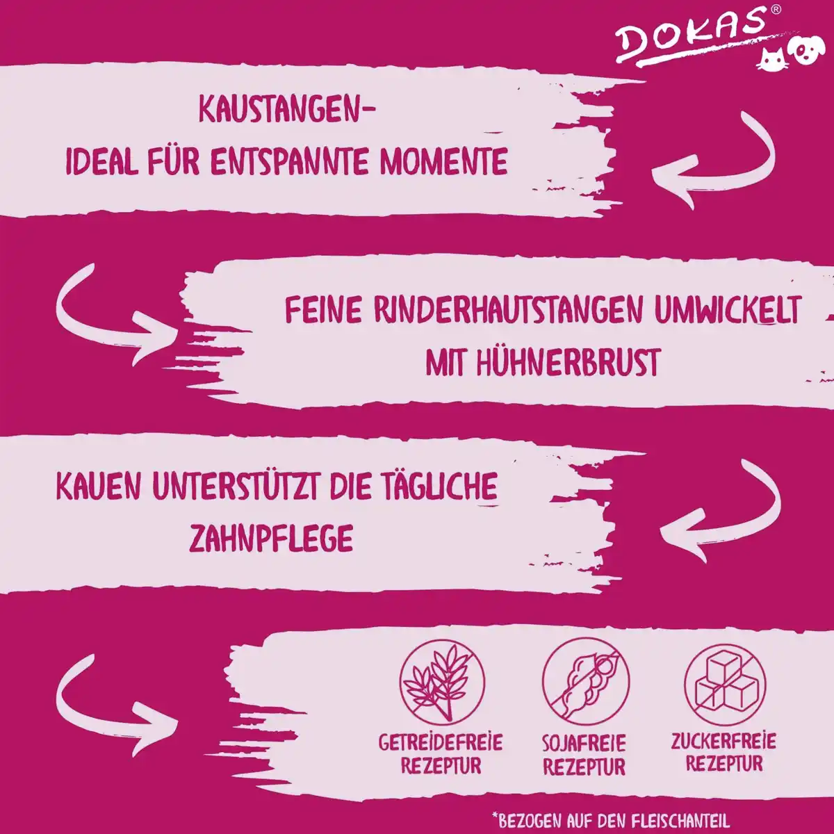 Bild 3 von DOKAS Kaustange mit Hühnerbrust, 50 g