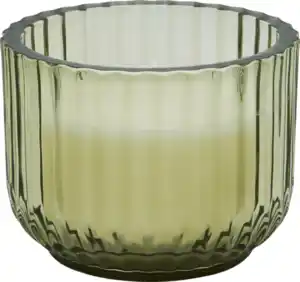 RUBIN LICHT RubinL Rillenduftglas breit hellgrün