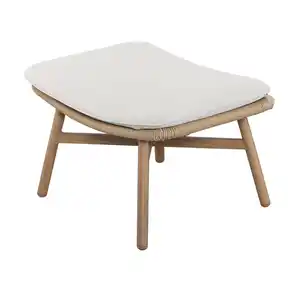 toom Gartenhocker 'Jolanda' hellgrau 71 x 48 x 38 cm