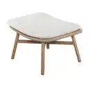 Bild 1 von toom Gartenhocker 'Jolanda' hellgrau 71 x 48 x 38 cm