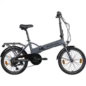 Zündapp E-Bike Faltrad Z101 20 Zoll RH 37cm 6-Gang 270 Wh silber