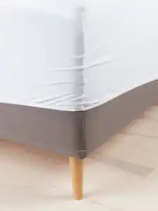 Jersey-Spannbettlaken ELSE 100x200x30 weiß