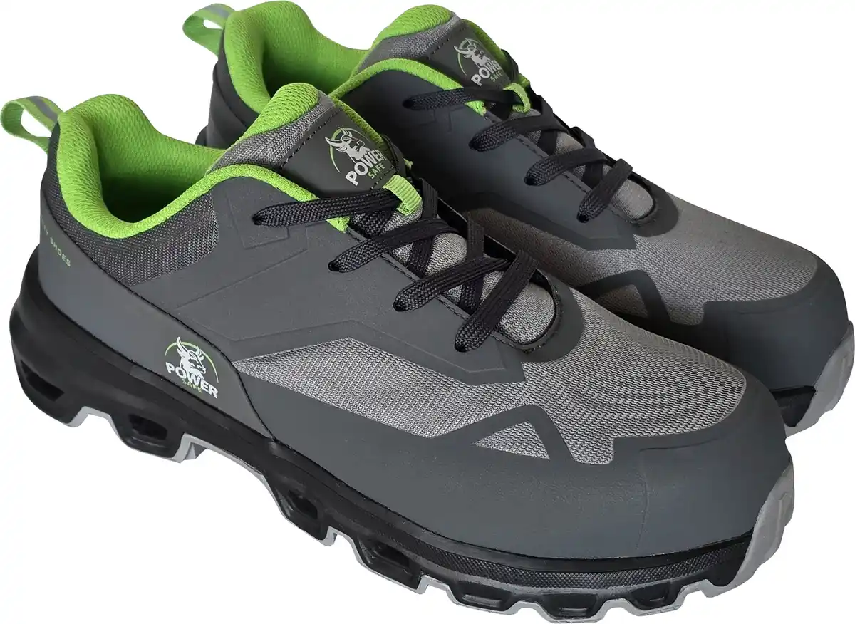 Bild 1 von Sicherheitshalbschuh Henrik S1P grau-neongrün