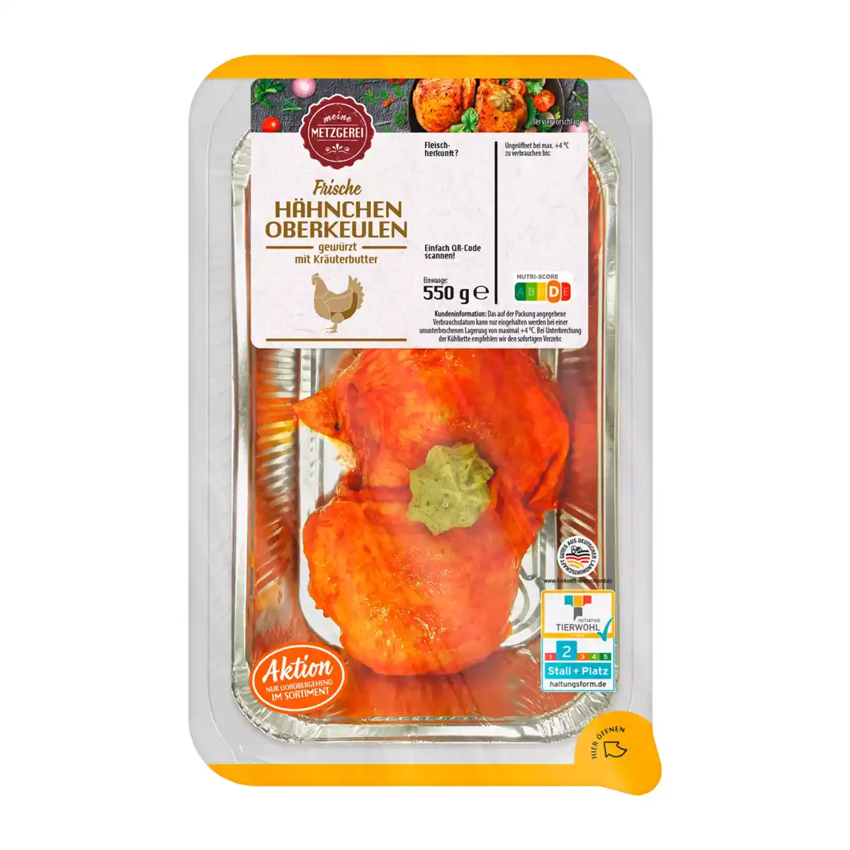 Bild 1 von MEINE METZGEREI Hähnchen-Oberkeulen