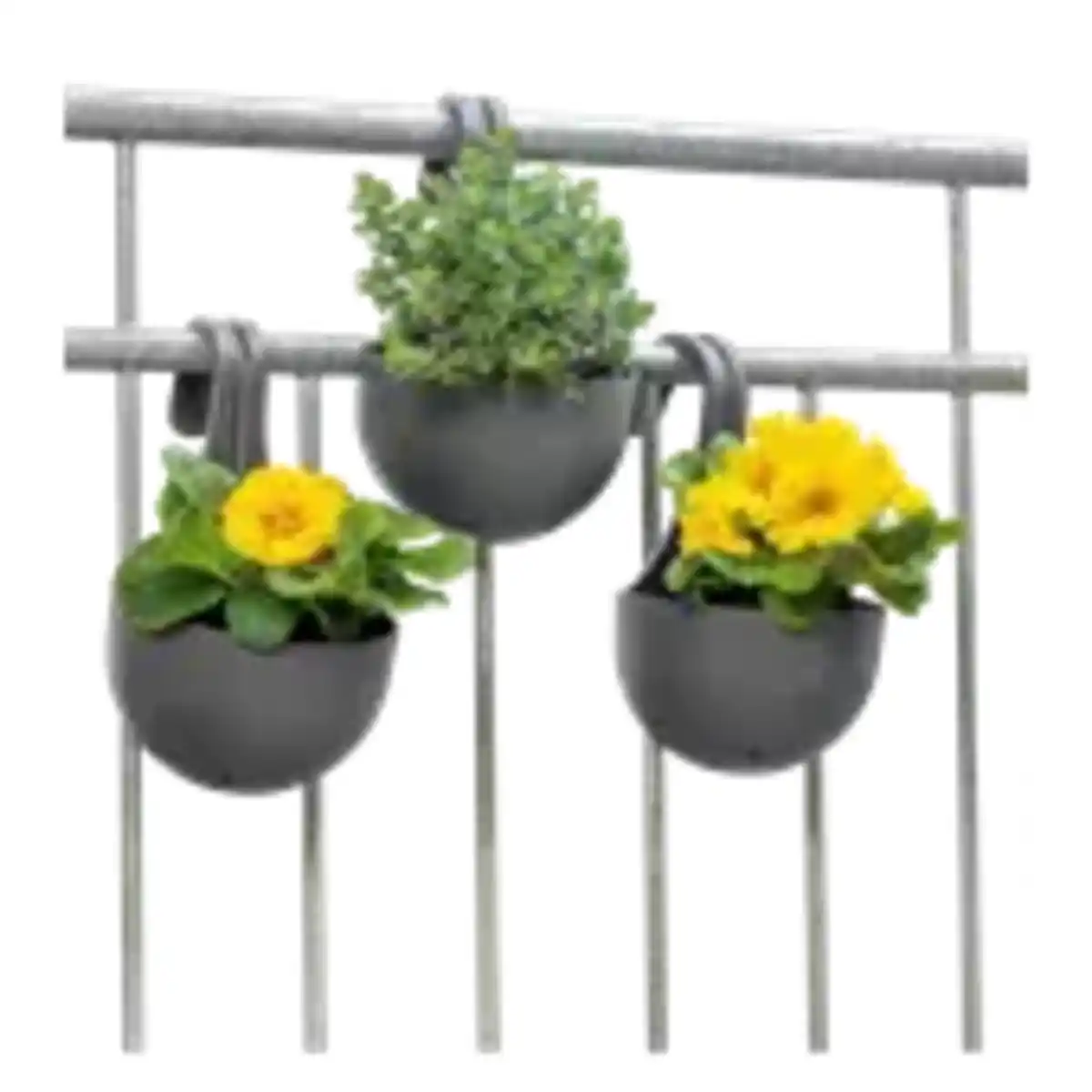 Bild 1 von 3er–Set Balkon–Blumentopf