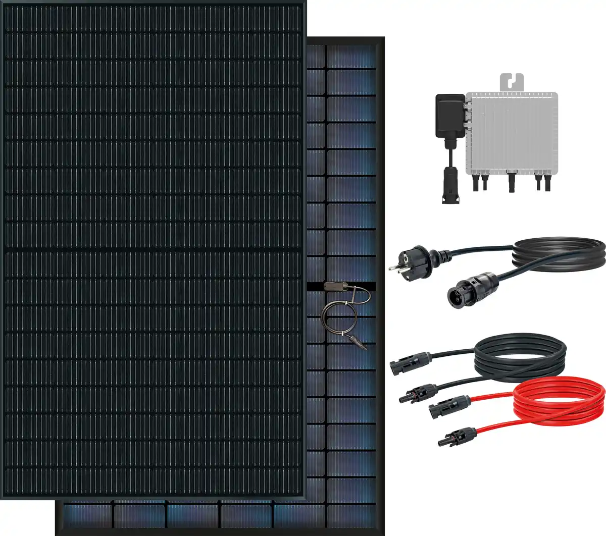 Bild 1 von SunEnergyXT Balkonkraftwerk 860 Wp Wifi fähig Deye Wechselrichter