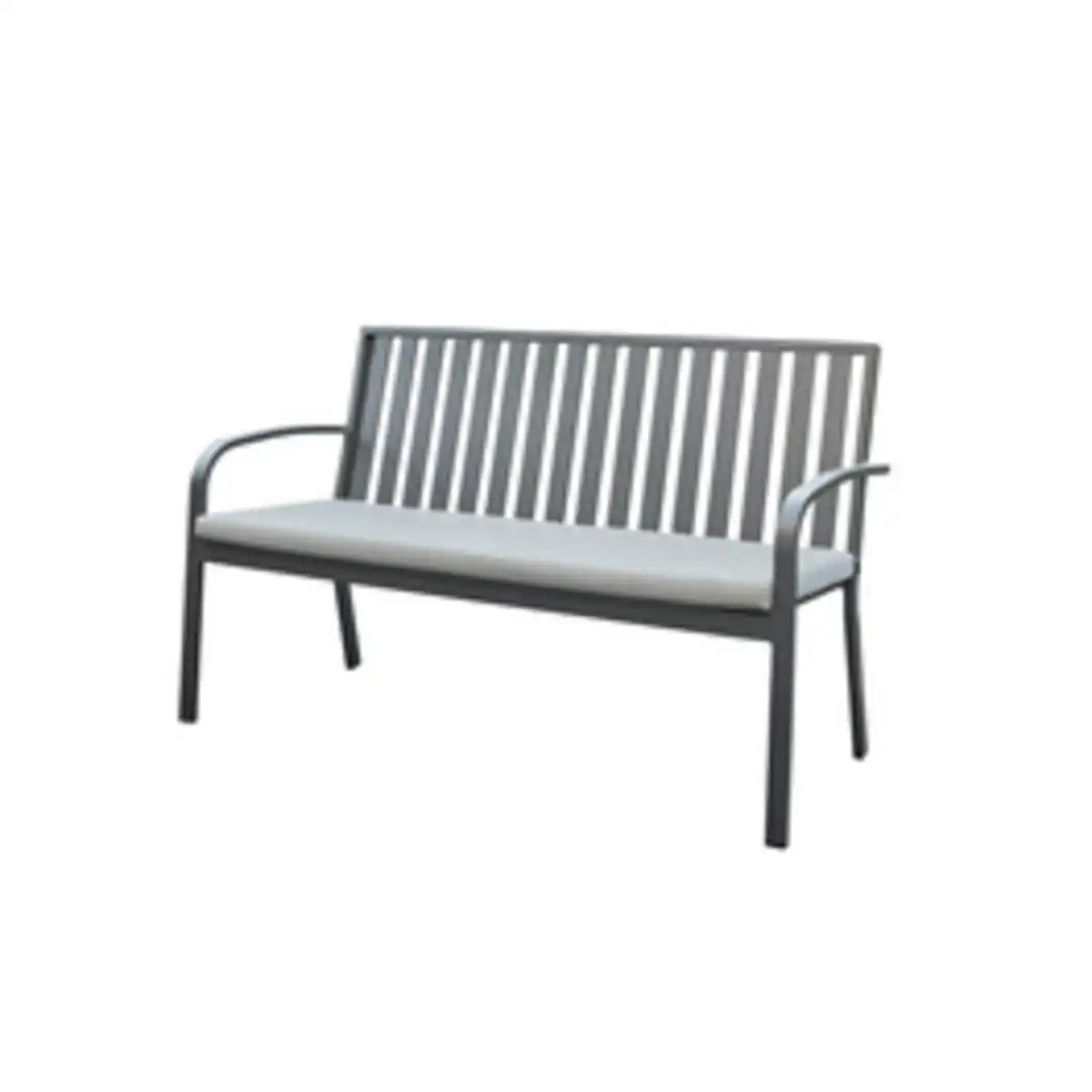 Bild 2 von CASAYA Bank »Sinfra«, inklusive Kissen, Aluminium, schwarz