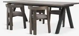 SANDBY L210 Tisch eiche + 4 BOVRUP eiche/braun