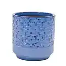 Bild 1 von Pflanzgefäß »Flora«, ØxH: 24 x 25 cm, Keramik, blau