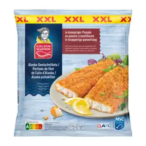 GOLDEN SEAFOOD Alaska-Seelachsfilets XXL